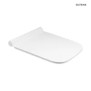 Oltens Ribe deska sedesowa wolnoopadająca Slim twarda biała 45108000