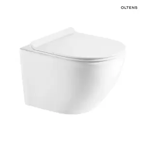 Oltens Hamnes miska WC wisząca PureRim z powłoką SmartClean biała 42513000