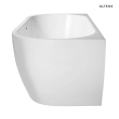 Oltens Pite Turbo syfon brodzikowy odpływ 90 mm plastikowy czarny mat 08001300