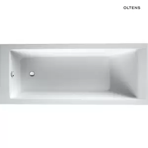 Oltens Langfoss wanna prostokątna 150x70 cm akrylowa biały połysk 10002000