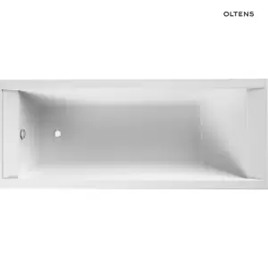 Oltens Langfoss wanna prostokątna 170x75 cm akrylowa biały połysk 10005000
