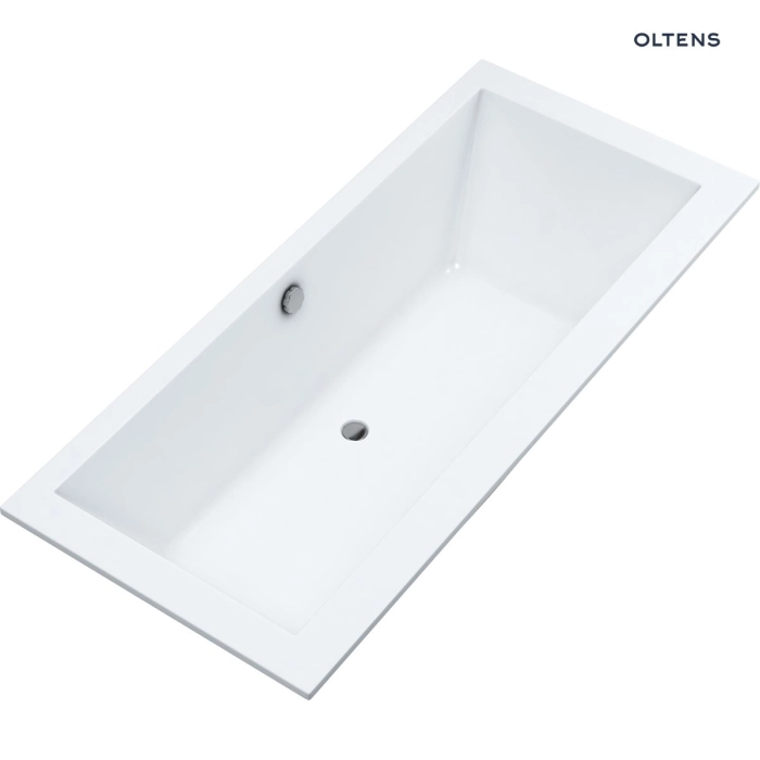 Oltens Hervik (S) syfon umywalkowy mosiężny kwadratowy chrom 02601100