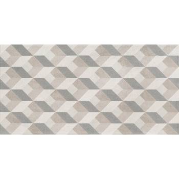 Tubądzin Domino Dekor ścienny Tempre grey 30,8x60,8