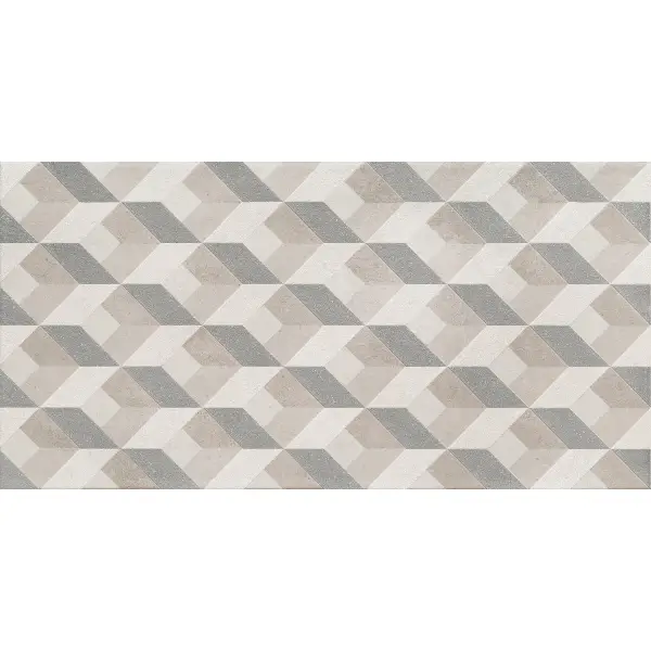 Tubądzin Domino Dekor ścienny Tempre grey 30,8x60,8