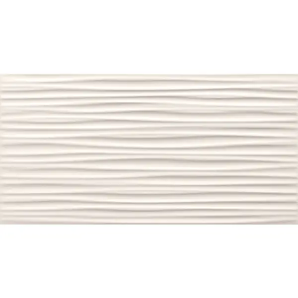 Tubądzin Domino Płytka ścienna Tibi white STR 30,8x60,8