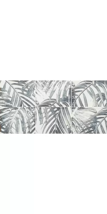 Tubądzin Domino Dekor ścienny Idylla grey 2 30,8x60,8