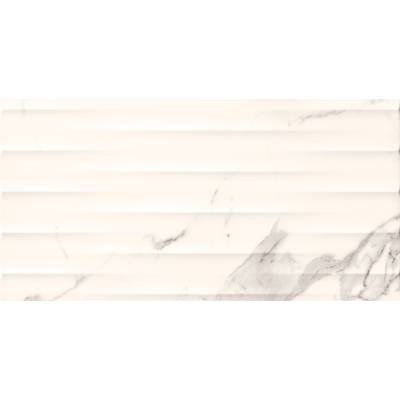 Tubądzin Domino Płytka ścienna Bonella white STR 30,8x60,8