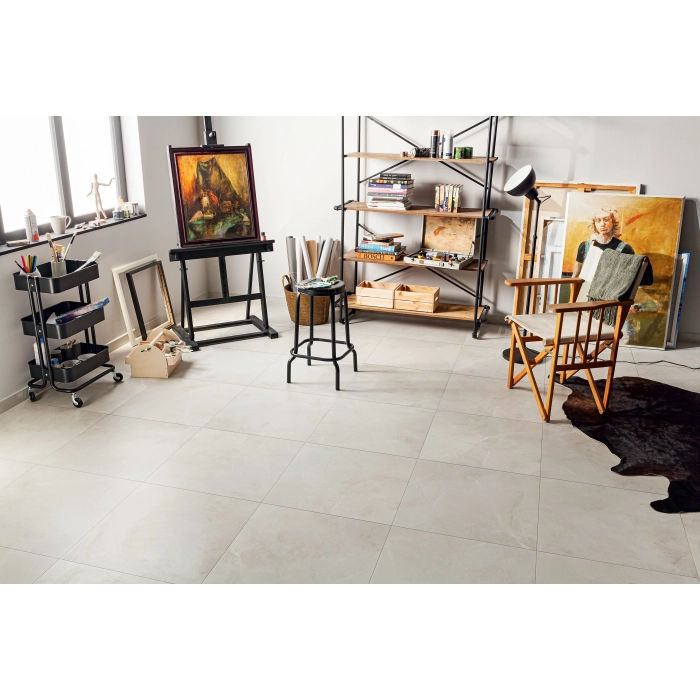 Tubądzin Domino Stopnica podłogowa Remos white MAT 59,8x29,8x0,8
