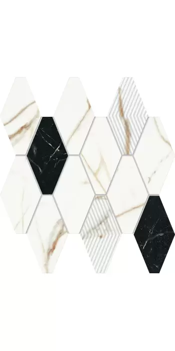 Tubądzin Domino Mozaika ścienna Floris 30,5x30,3
