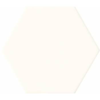 Tubądzin Domino Płytka ścienna Burano white hex 11x12,5