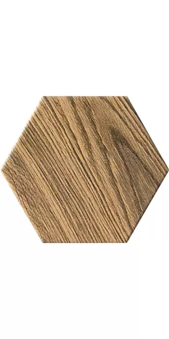 Tubądzin Domino Płytka ścienna Burano wood hex 11x12,5