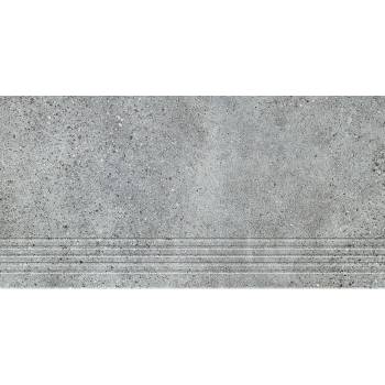 Tubądzin Domino Stopnica podłogowa Otis grey 59,8x29,8