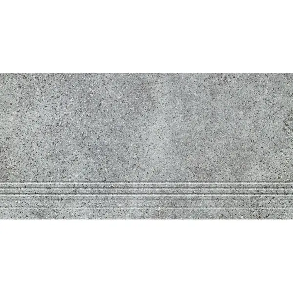 Tubądzin Domino Stopnica podłogowa Otis grey 59,8x29,8