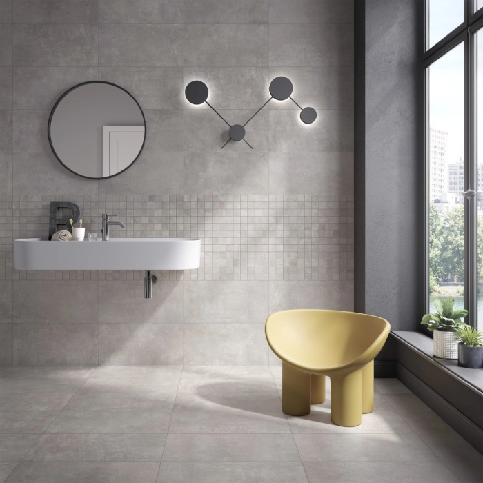 Sintesi Ambienti Grigio Rektyfikowana Płytka Gresowa 60x60