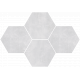 Stargres Stark 28,3x40,8 Heksagon white