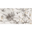Tubądzin Domino Obraz gresowy element 1 Velo bianco flowers 119,8x59,8x0,8