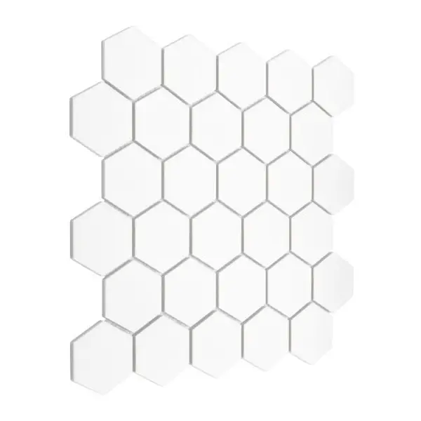Dunin Hexagon White 51 matt Mozaika 28x27,1