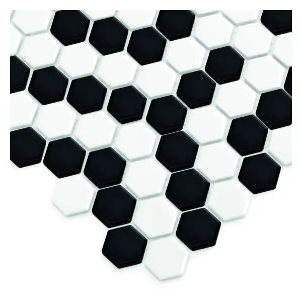 Dunin Mini Hexagon B&W Coral Mozaika 26x30
