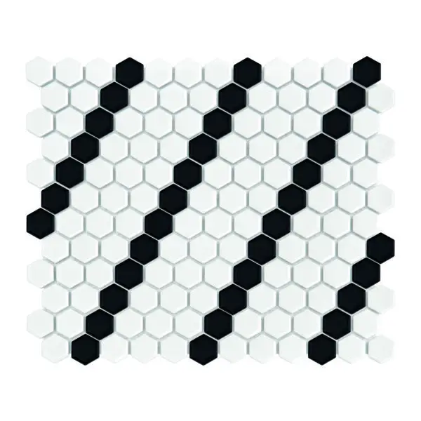 Dunin Mini Hexagon B&W Lean Mozaika 26x30