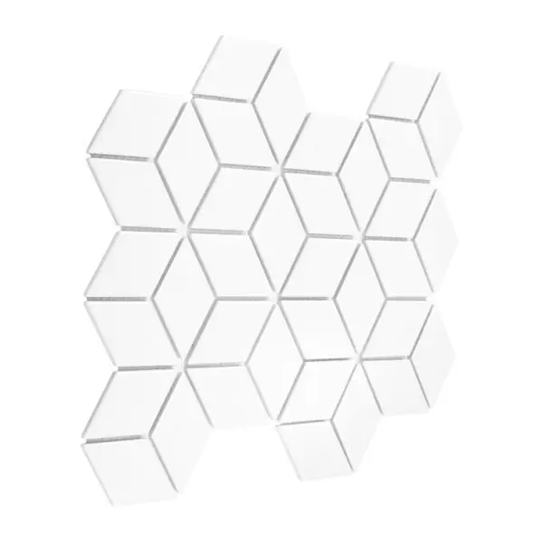 Dunin Mini Rombic White 48 Mozaika 30,7x26,8