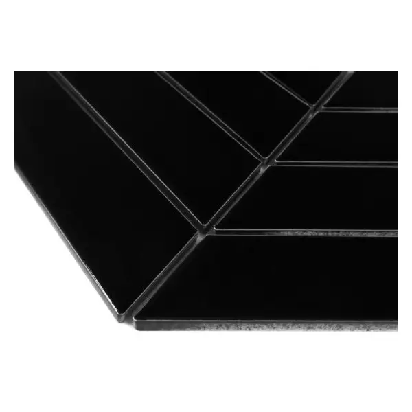 Dunin Royal Chevron Black matt Mozaika 31,8x22,4