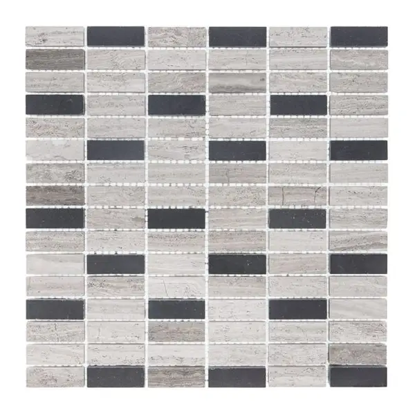 Dunin Woodstone Grey Block Mix 48 Mozaika 30,5x30,5
