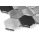 Dunin Allumi Grey Hexagon Mix 48 Mozaika 30x30