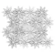 Dunin Carrara White Bloom Mozaika 31,5x28,5