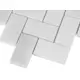 Dunin Eastern White Herringbone 48 Mozaika 28,5x30,5