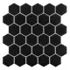 Dunin Hexagon Black 51 matt Mozaika 28x27,1