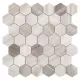 Dunin Woodstone Grey Hexagon 48 Mozaika 29,8x30,2