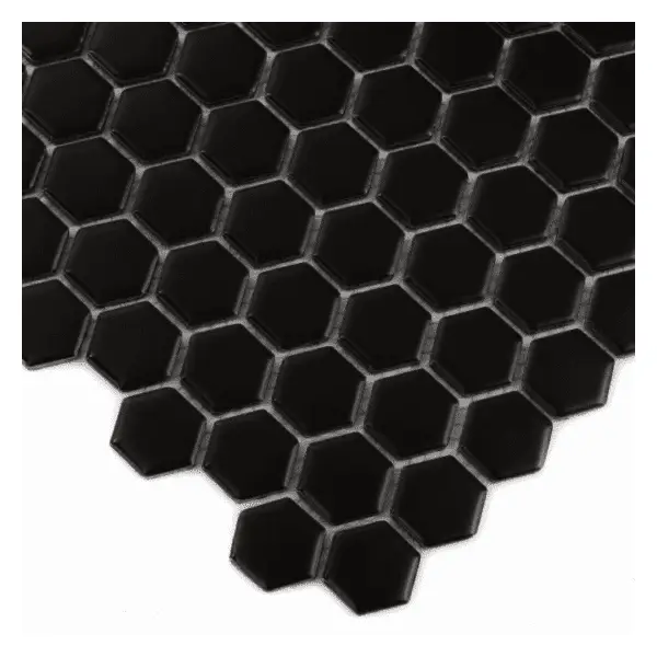 Dunin Mini Hexagon Black matt Mozaikia 26x30