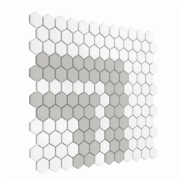 Dunin Mini Hexagon Stripe 2.2.A matt Mozaikia 26x30