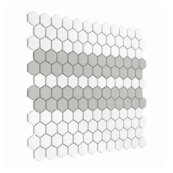 Dunin Mini Hexagon Stripe 2.A matt Mozaikia 26x30