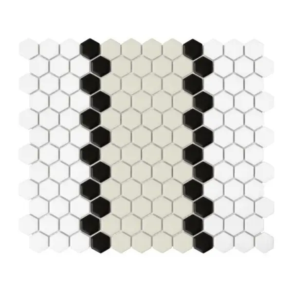 Dunin Mini Hexagon Stripe 3.1.B matt Mozaikia 26x30