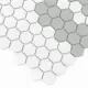 Dunin Mini Hexagon Stripe 2.3.A matt Mozaikia 26x30