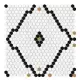 Dunin Mini Hexagon Rombdance Black matt Mozaika 50,2x52,3