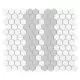 Dunin Mini Hexagon Stripe 2.1.A matt Mozaikia 26x30