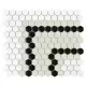 Dunin Mini Hexagon Stripe 5.3.C matt Mozaikia 26x30