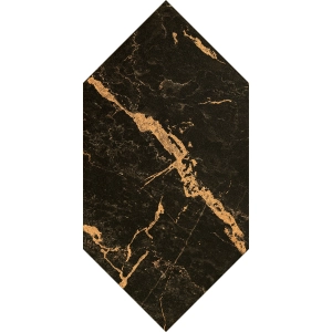 Tubądzin Domino Dekor ścienny Caramell gold form 22,5x14,8