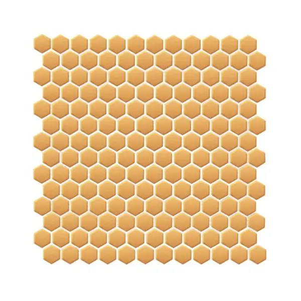 Dunin Mini Hexagon Gold matt Mozaikia 26x30