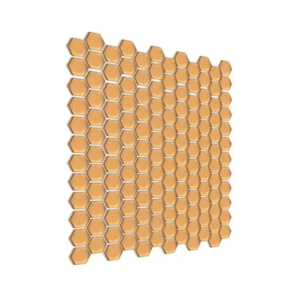 Dunin Mini Hexagon Gold matt Mozaikia 26x30