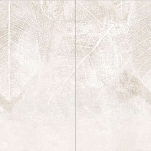 Tubądzin Obraz gresowy 2-elementowy Clarity leaves B 119,8x119,8