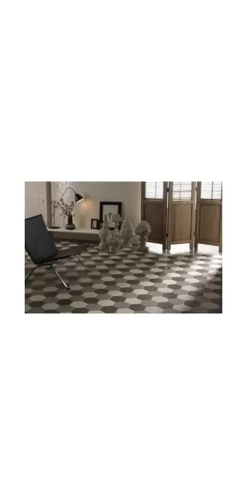 Equipe Hexatile Negro Mate 17,5x20
